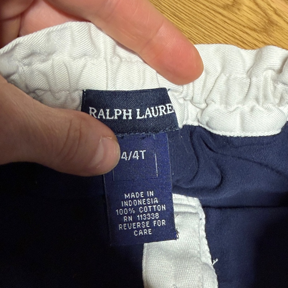 Polo by Ralph Lauren Kids Skirt in Green and Navy Size 4T - Picture 2 of 6